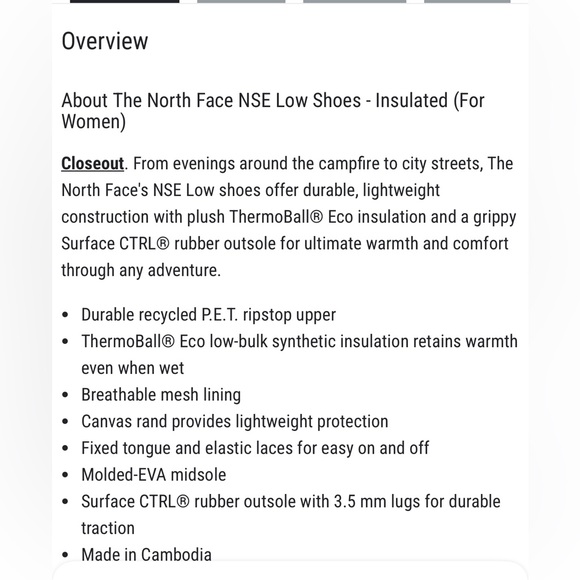 The North Face NSE Low Street Boots - Black - Picture 10 of 10